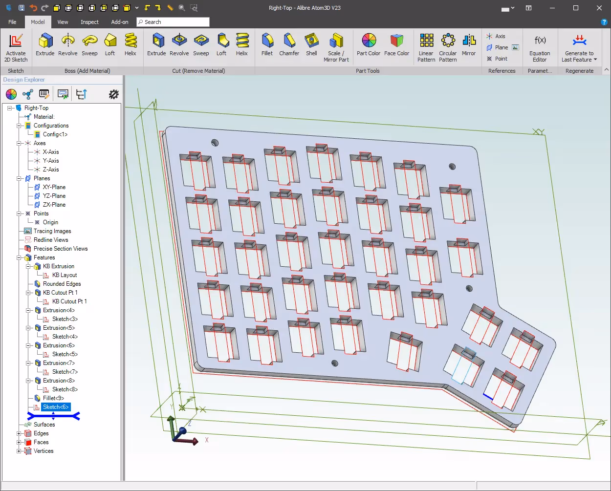 Image from 3D Printed Keyboard project
